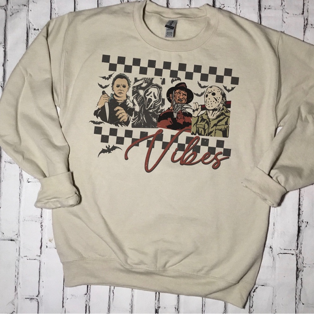 Retro Horror Character Sweatshirt